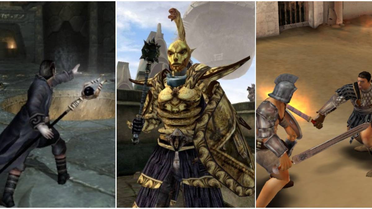 Xbox RPGs Forgotten Realms Morrowind Gladius Trio Header