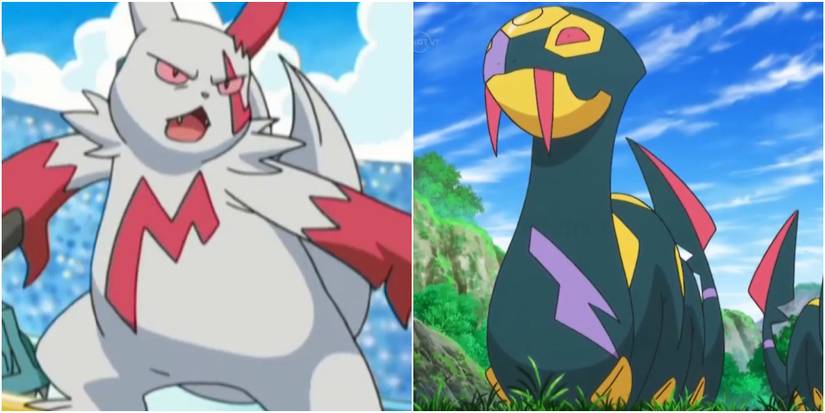 Zangoose and Seviper from Pokemon