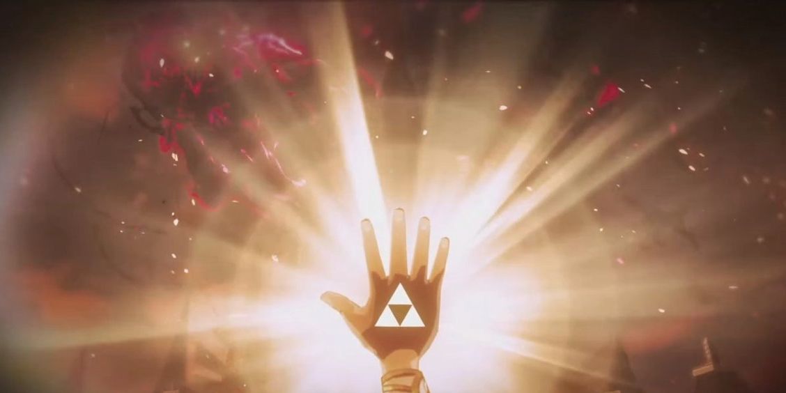 The Legend Of Zelda Breath Of The Wild Link Triforce Healing