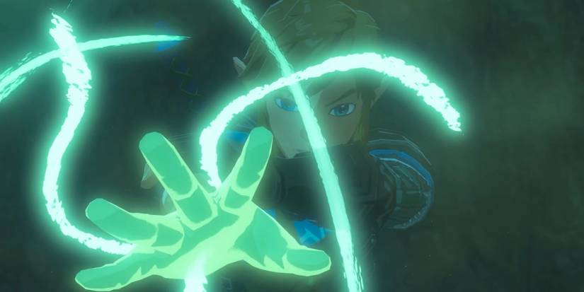 The Legend Of Zelda Breath Of The Wild Link Triforce Reaction