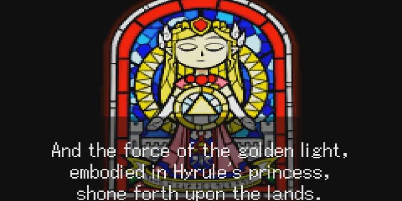 The Legend Of Zelda Minish Cap Light Force Stained Glass