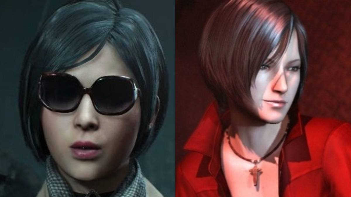 (Left) Ada Wong in sunglasses from resident evil 2 (Right) Ada in red top from resident evil 6