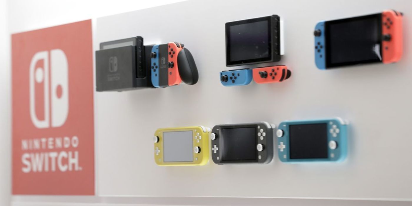 all versions of the switch displayed
