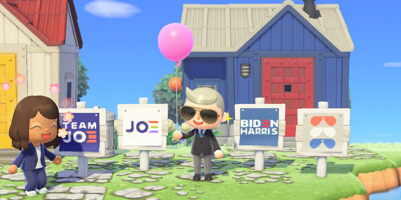 Joe Biden's Animal Crossing Island