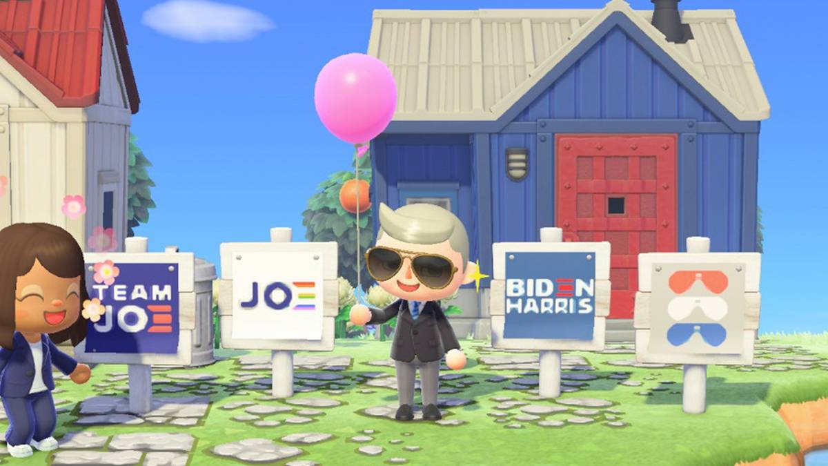 Joe Biden's Animal Crossing Island