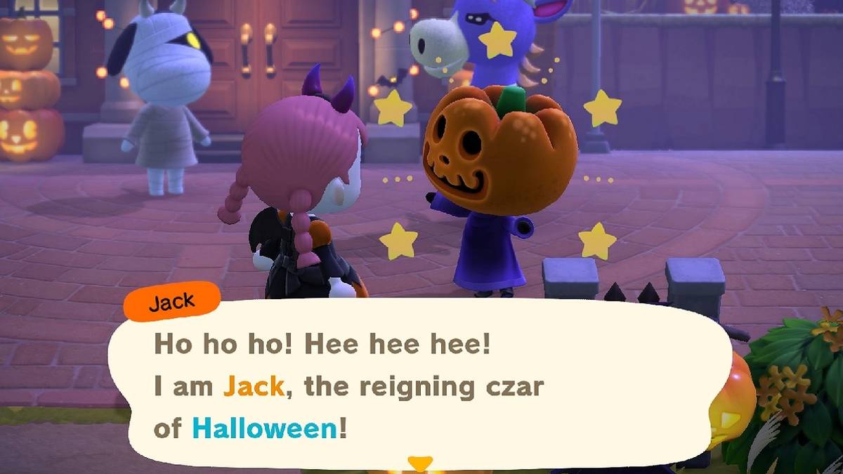 animal crossing new horizons jack halloween event lollipops