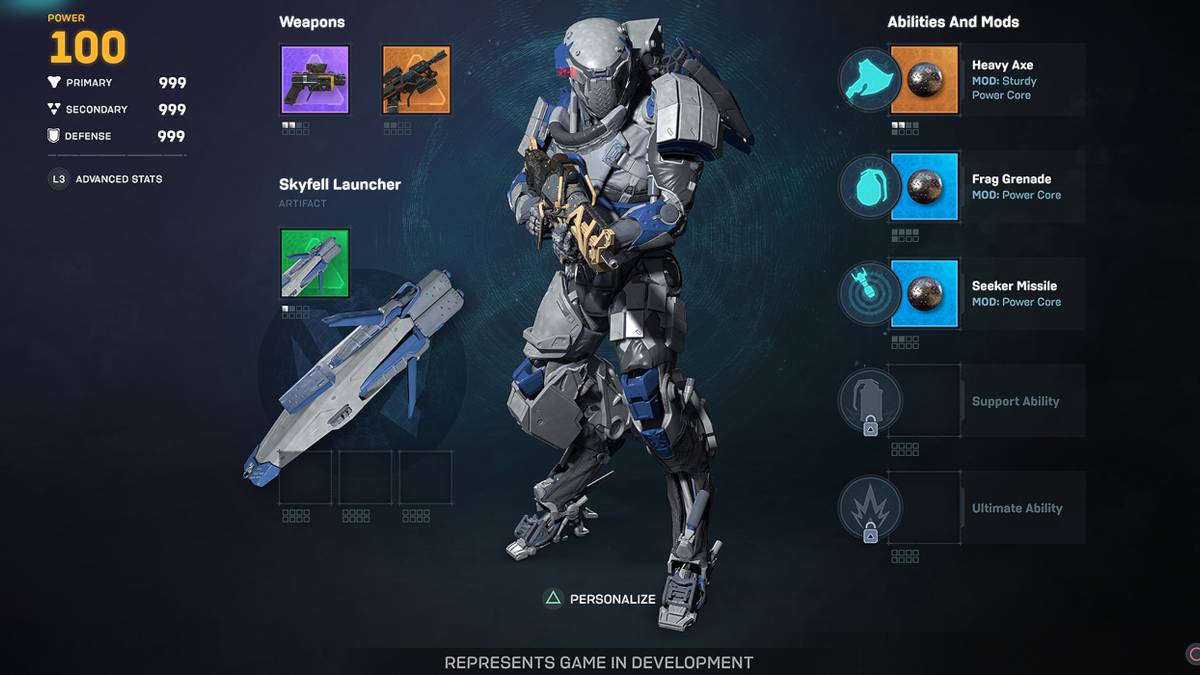 anthem 2.0 gear slots