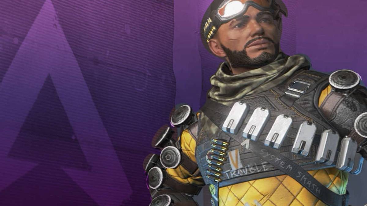 apex legends mirage purple background