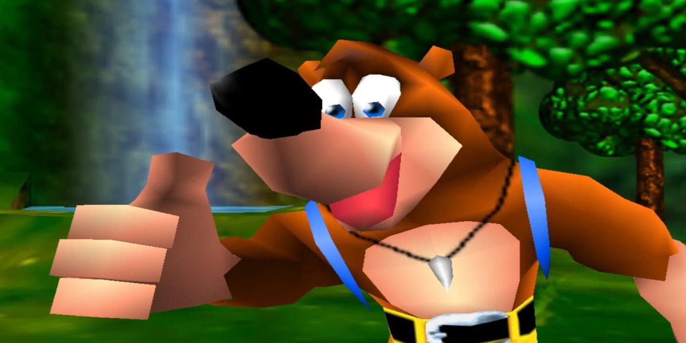 Banjo from Banjo Kazooie giving a thumbs up