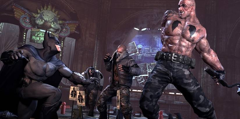 batman and one arm thug