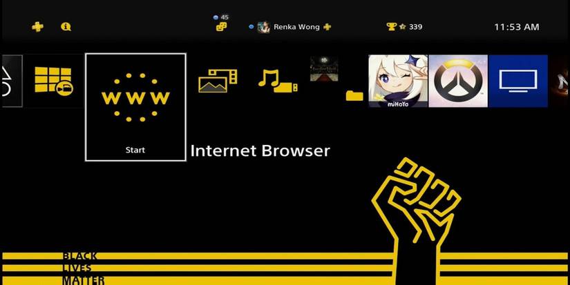 black lives matter ps4 theme