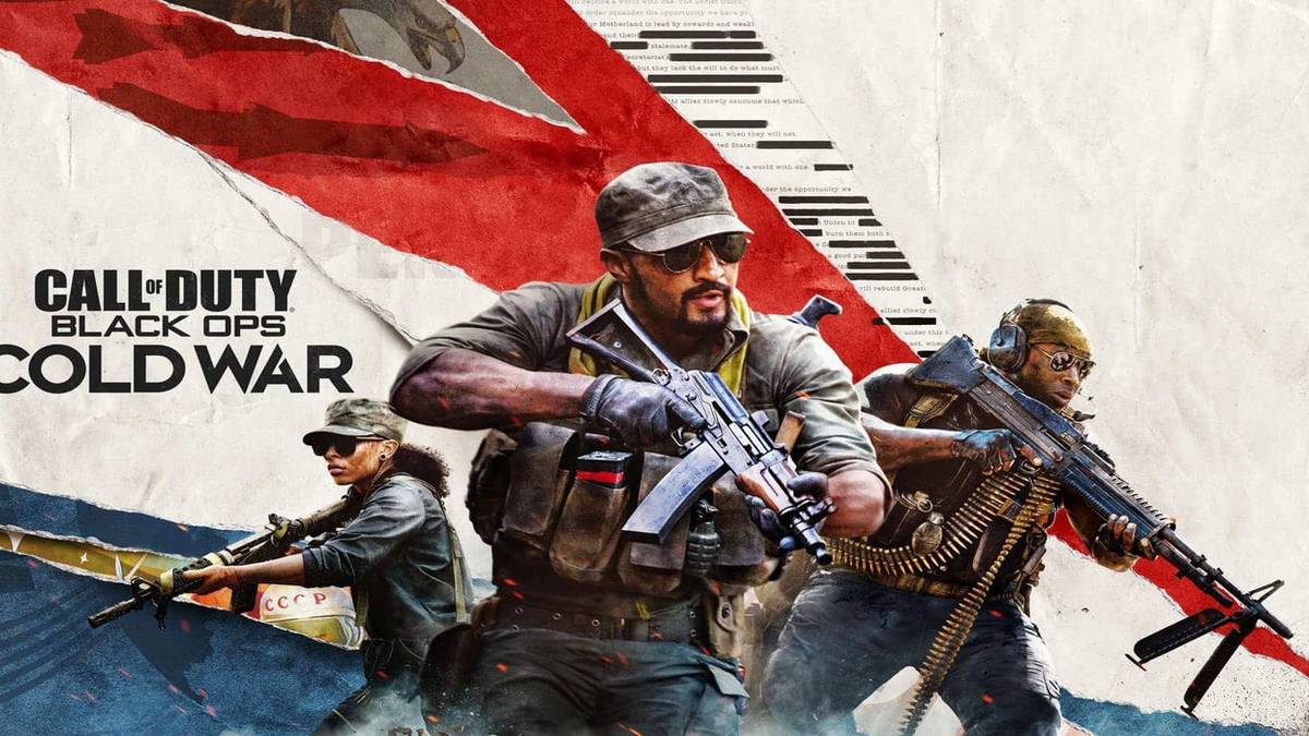 black ops cold war promo flag backdrop