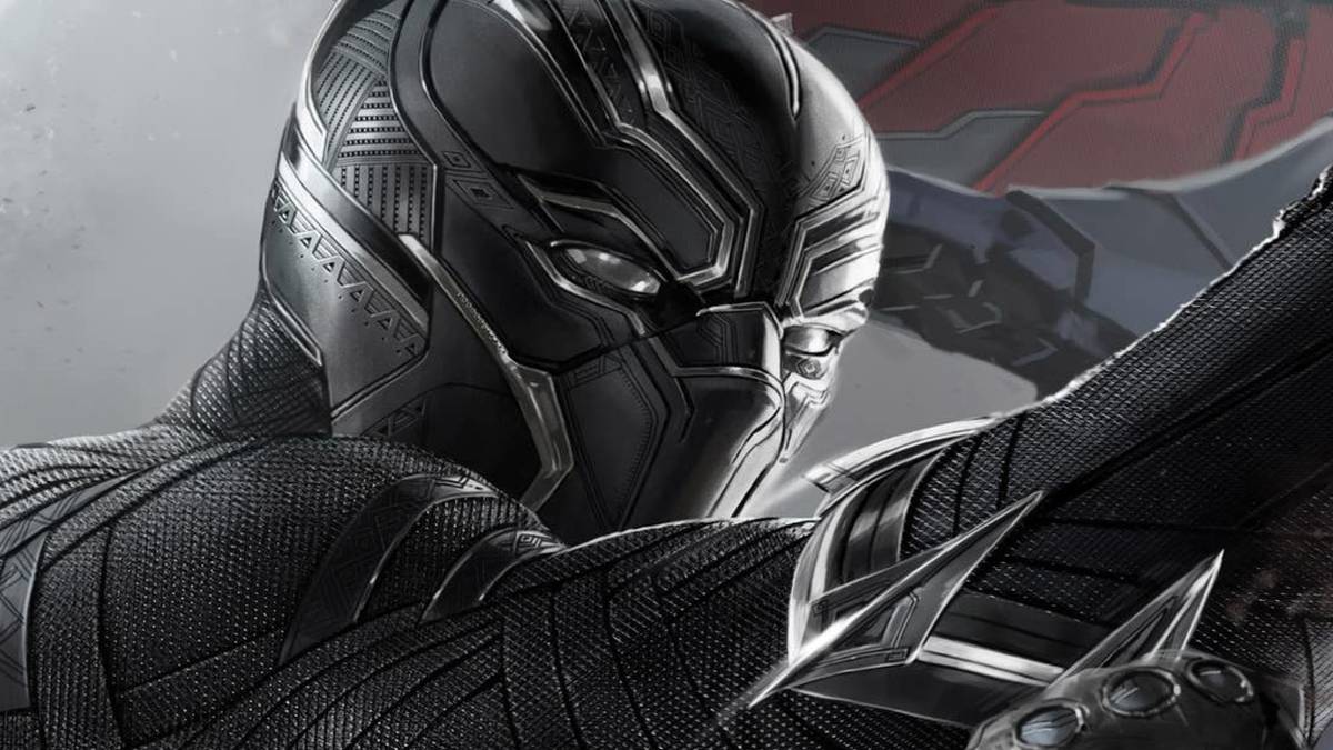 black panther's design from civil war movie