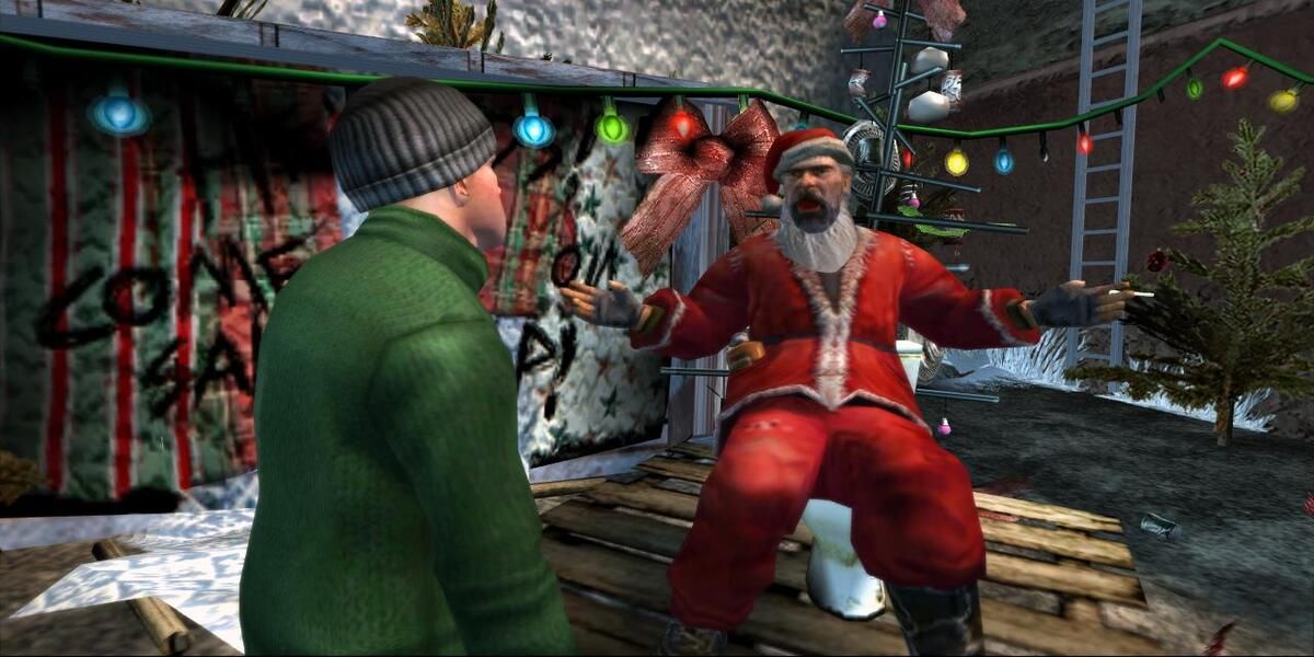Jimmy with santa in bully