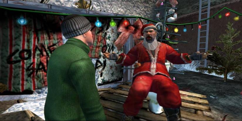 Jimmy with santa in bully