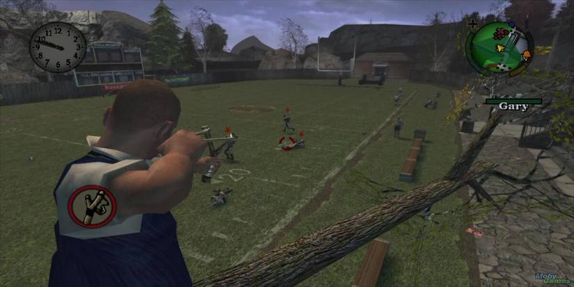 jimmy firing a slingshot in bully