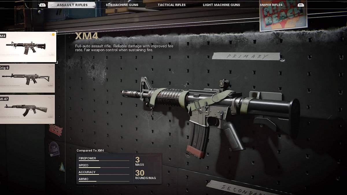call of duty black ops cold war xm4 class