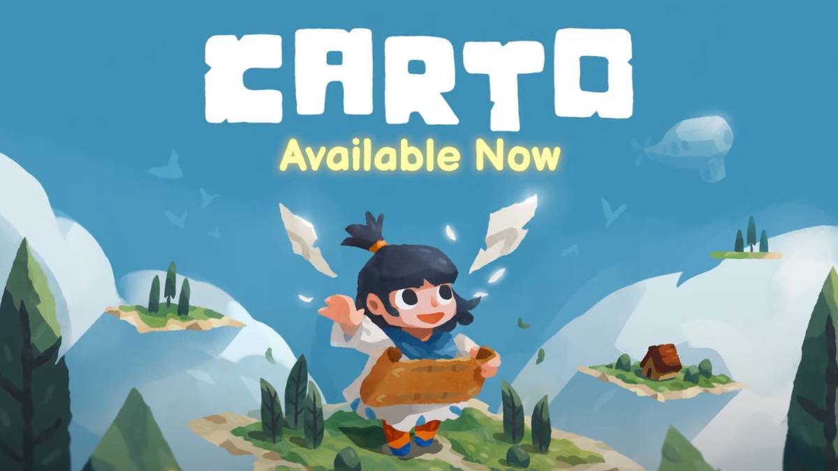 Title: Carto, featuring a young girl holding a map.