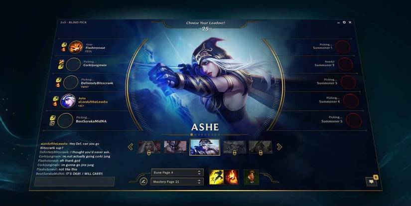 League of Legends Champion Select