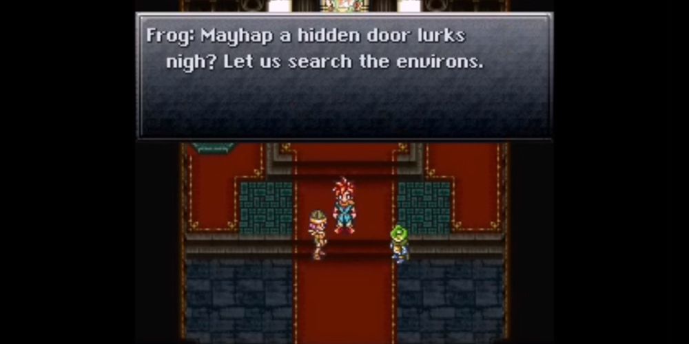 Frog's old English dialogue from Chrono Trigger