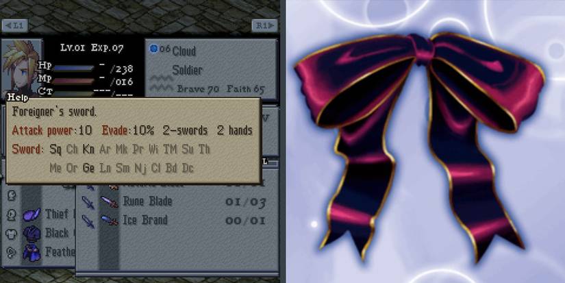 Cloud in Final Fantasy Tactics