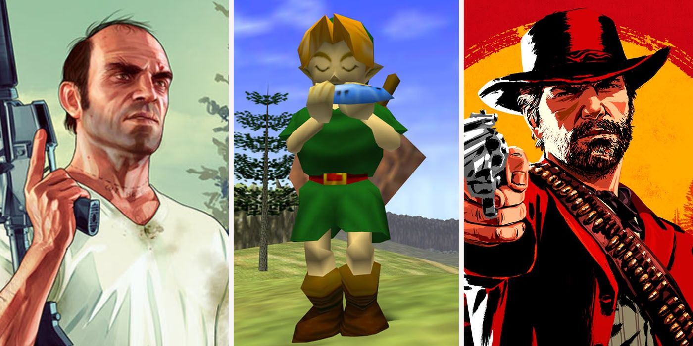 GTA, Ocarina of Time, Red Dead Redemption