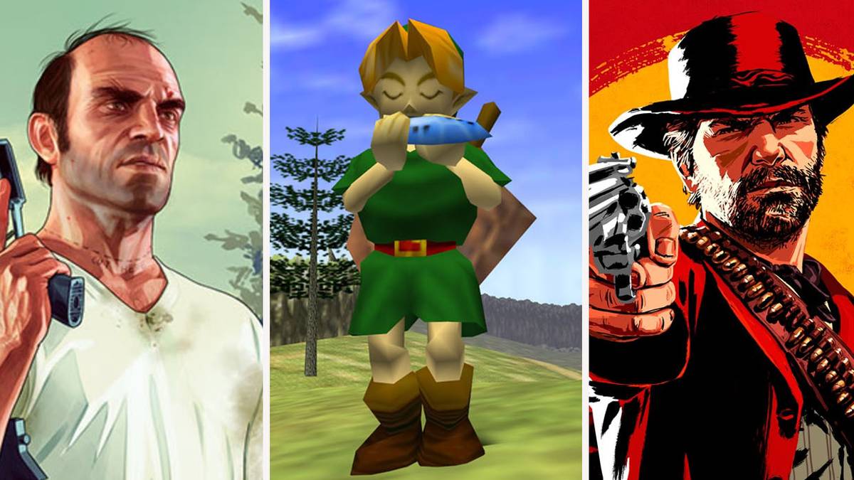 GTA, Ocarina of Time, Red Dead Redemption