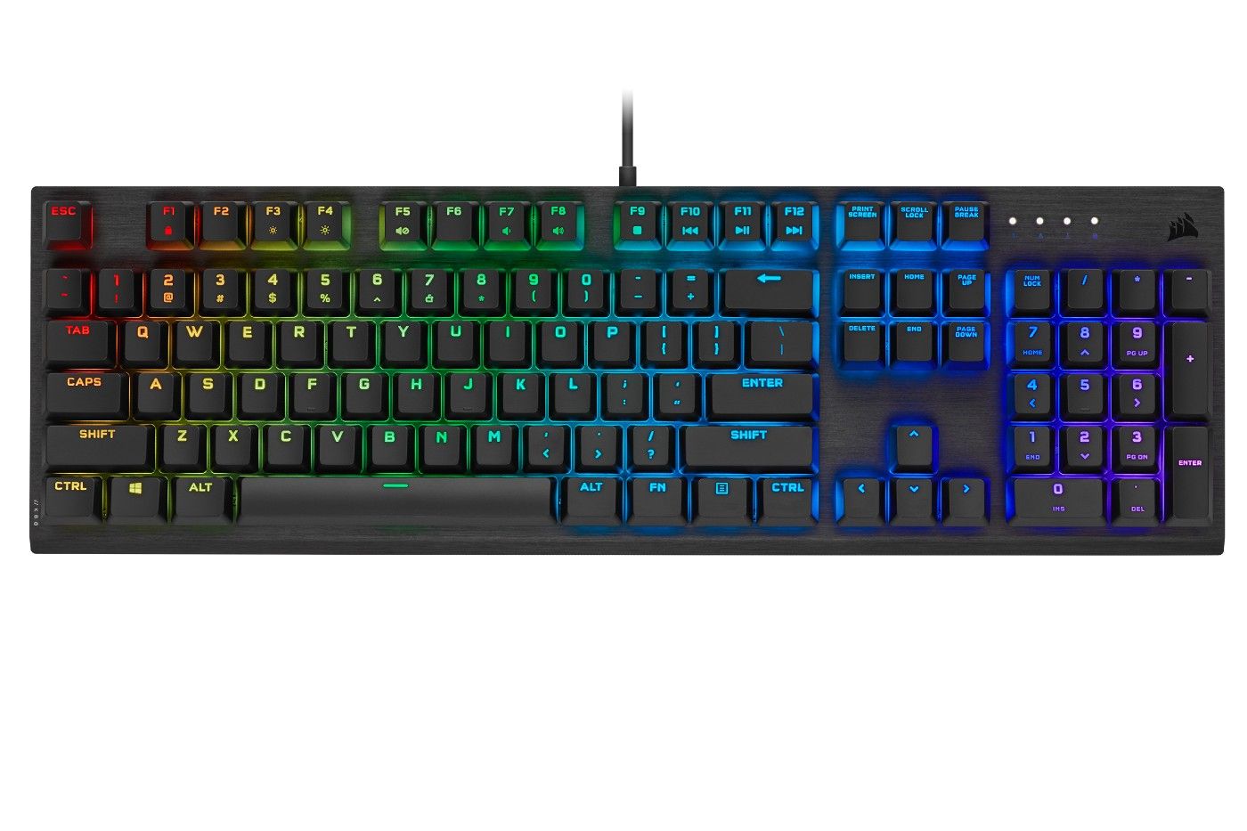 corsair illuminated rgb keyboard