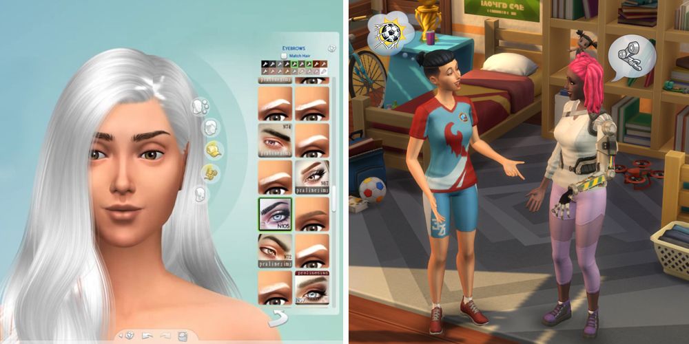 The Sims 4 character creation