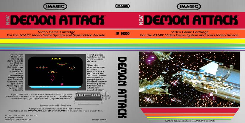 Demon Attack Atari 2600 cover