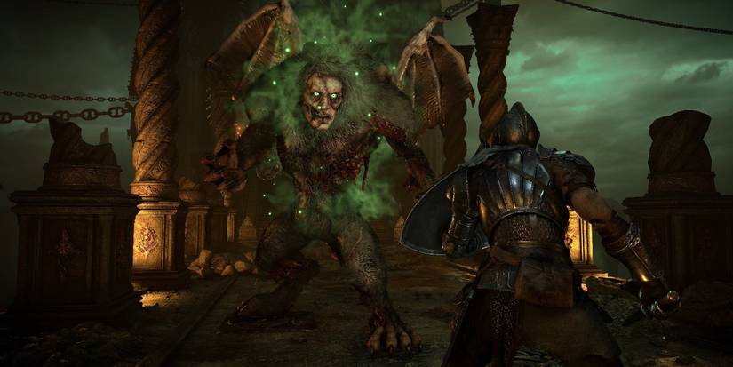 demon's souls monster face