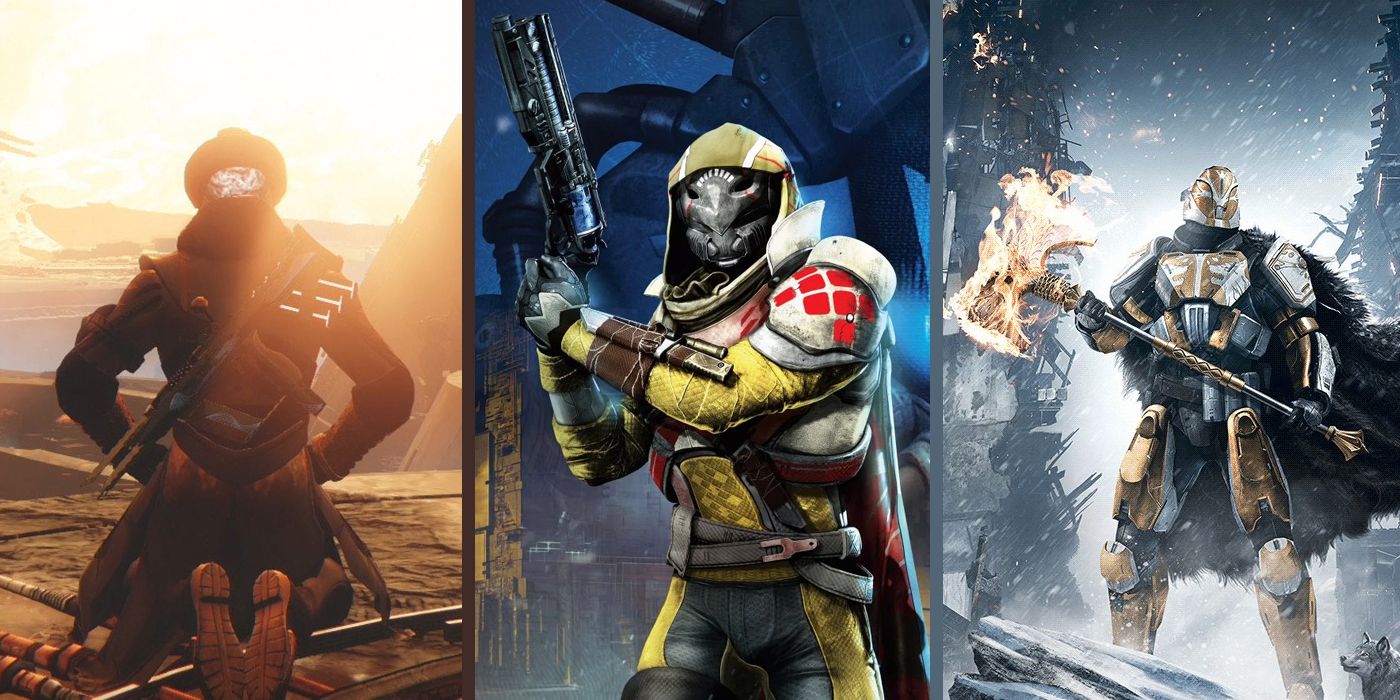 Promo images for three of the Destiny expansions