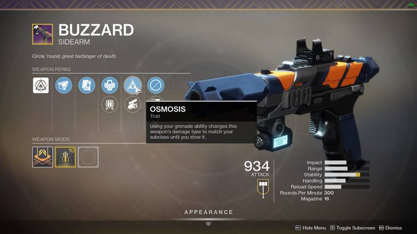 destiny 2 stasis perk