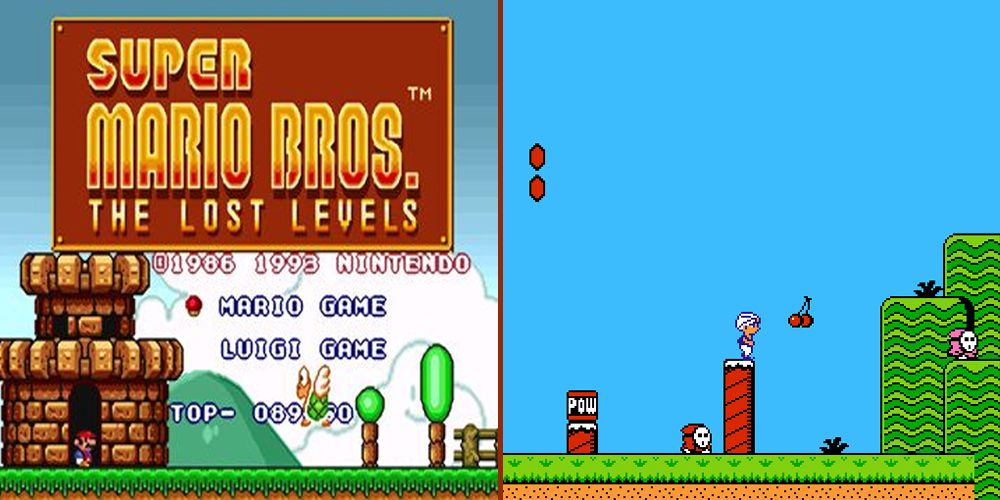Differences between the American and Japanese versions of Super Mario Bros. 2