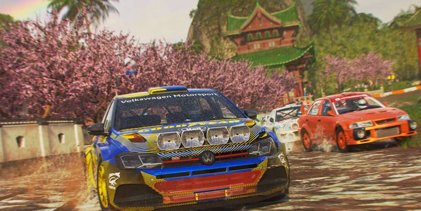 dirt 5 in action volkswagen asia stage