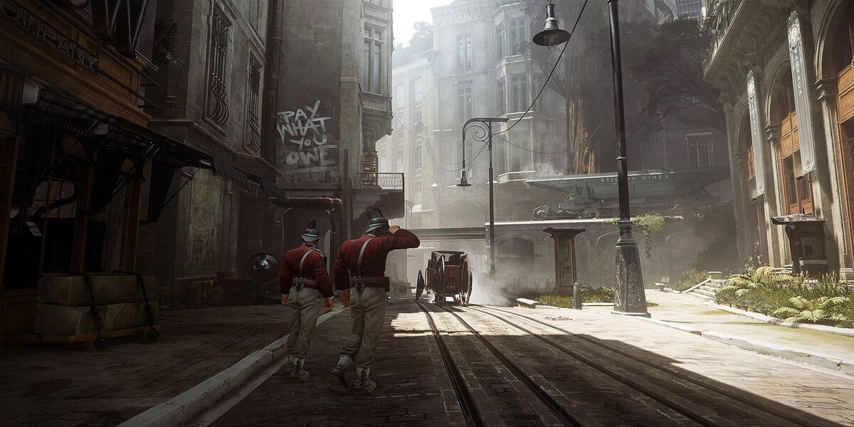 A street in Dishonored 2
