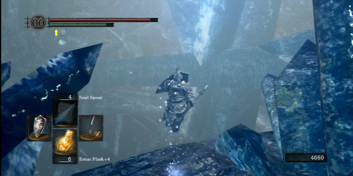 Dark Souls - crystal cave invisible path