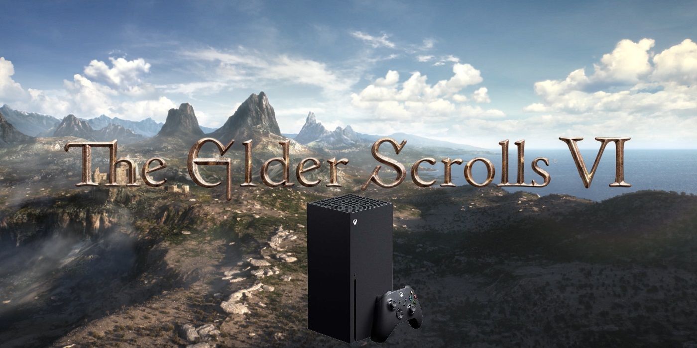 elder scrolls 6 with xbox series x console