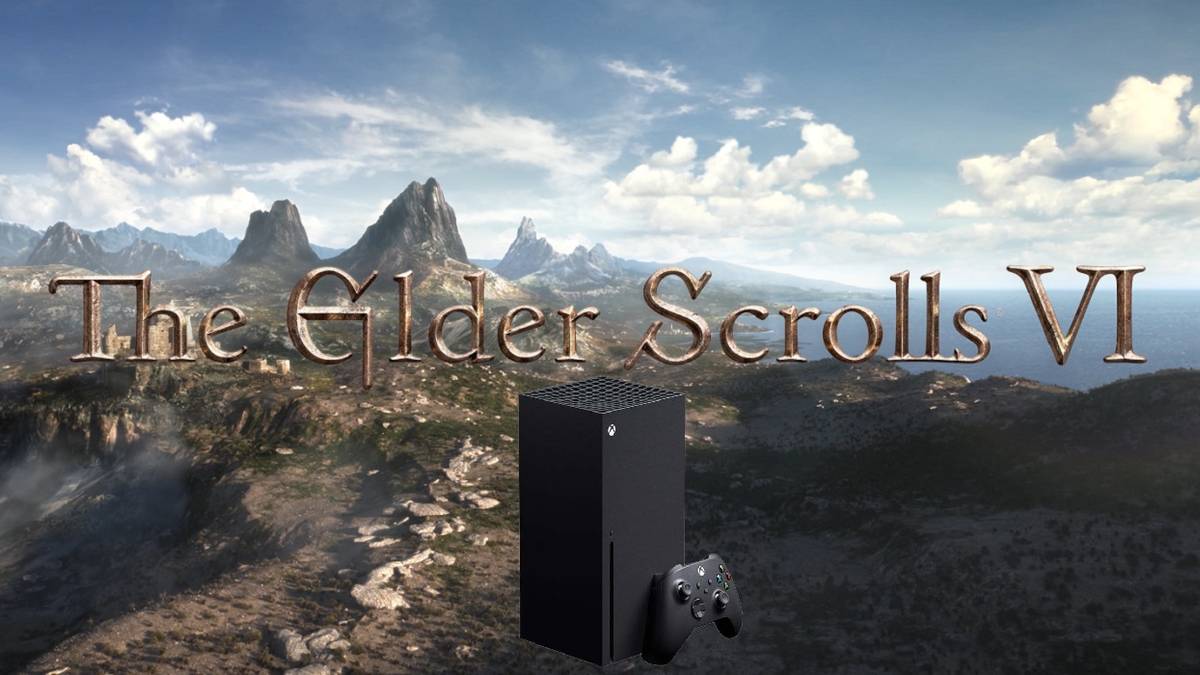 elder scrolls 6 with xbox series x console