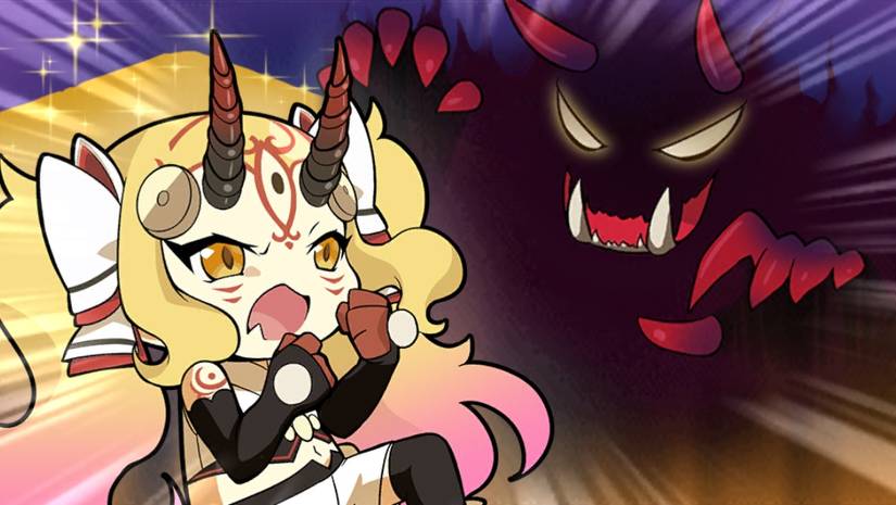 fgo oniland ibaraki vs oni