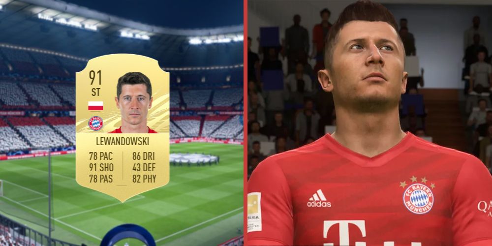 Robert Lewandowski in FIFA 21