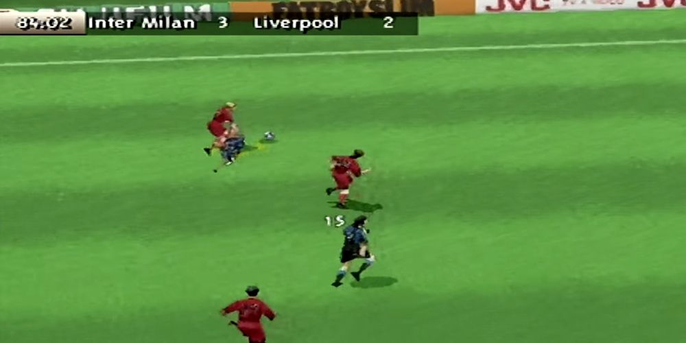 A professional foul in FIFA 99