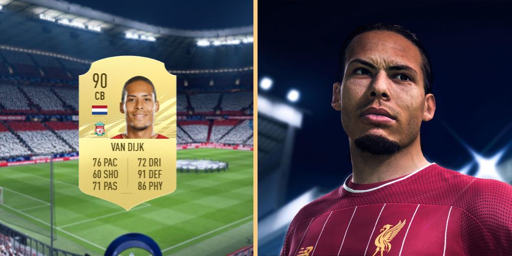 Virgil Van Dijk in FIFA 21