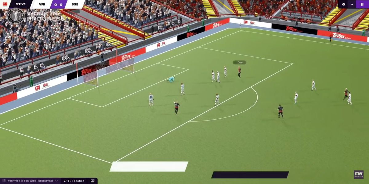 New gameplay from the Football Manager 2021 trailer