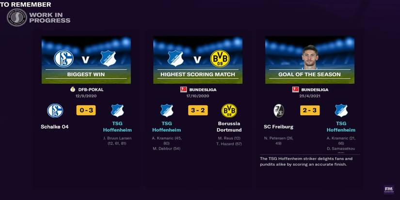 New moments feature from the Football Manager 2021 trailer