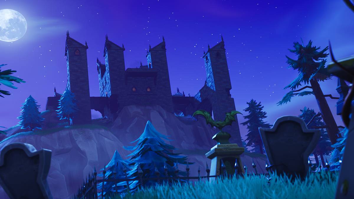 halloween version of the fortnite map