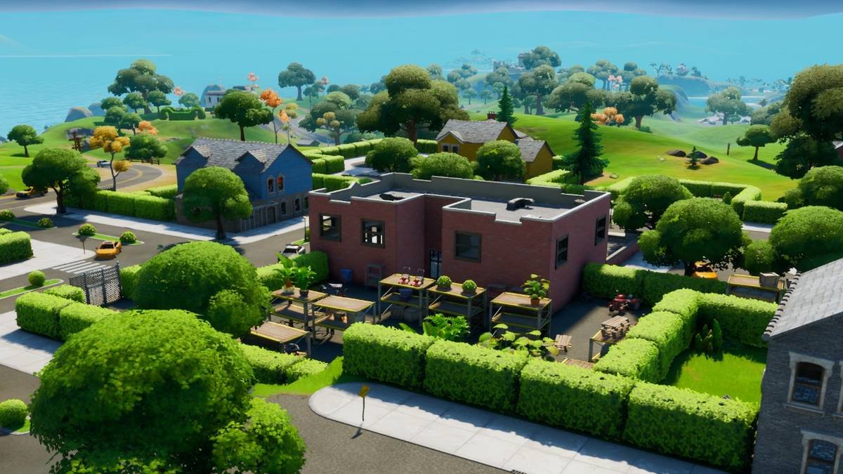 fortnite holly hedges aeriel view