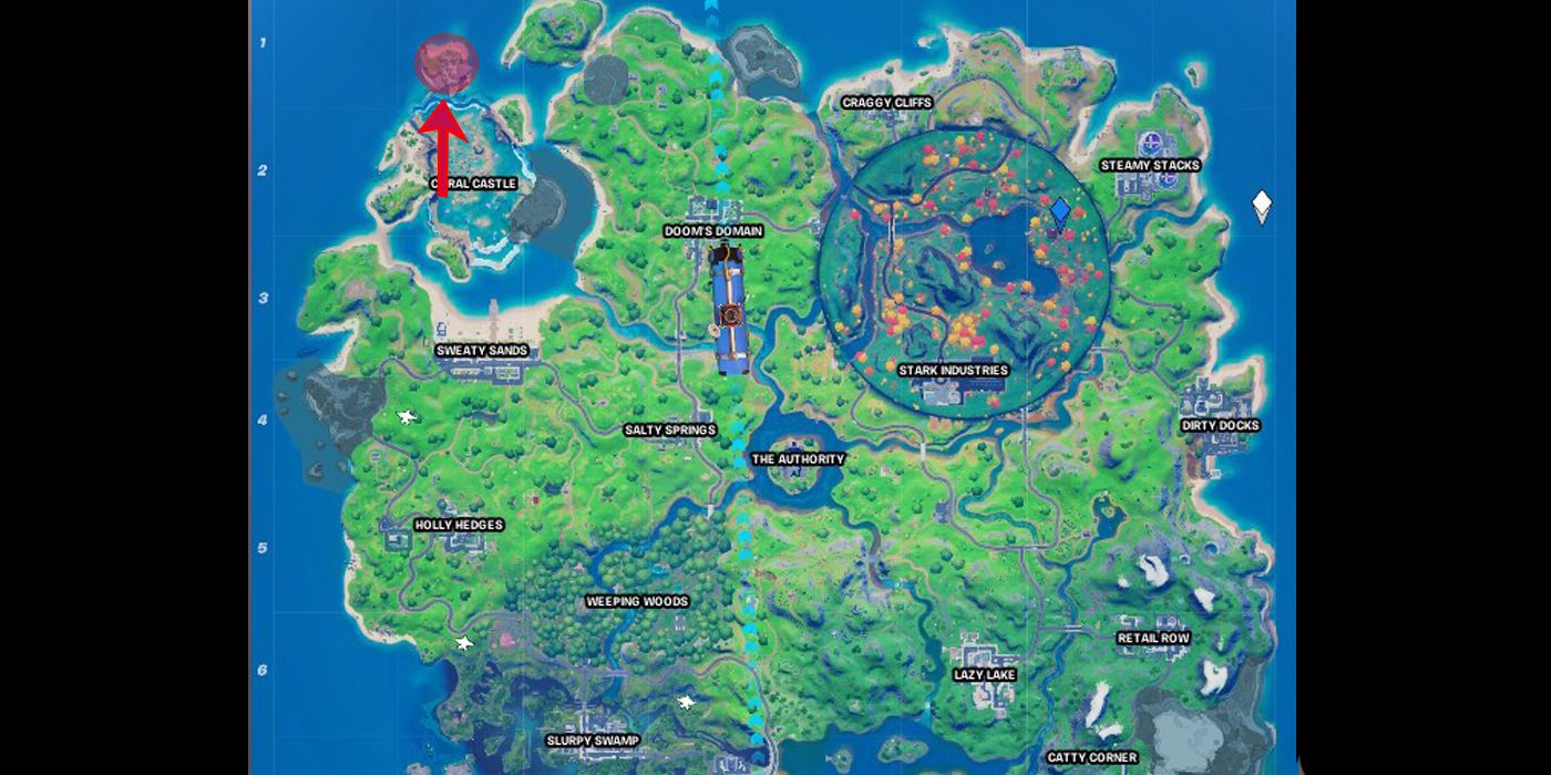 Fortnite: Where To Find Sharky Shell