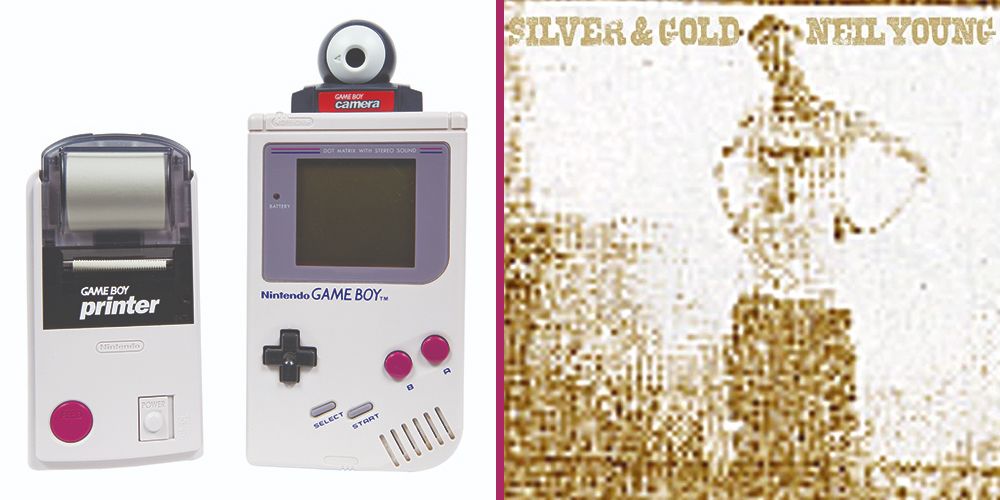 The Game Boy Camera and Printer and the Neil Young album, Silver & Gold