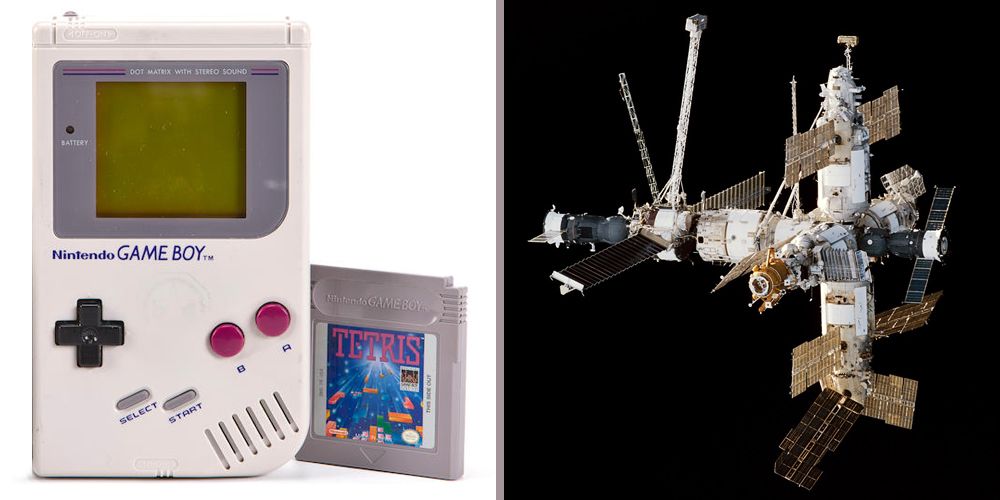 A Game Boy that went to space and the Mir space station